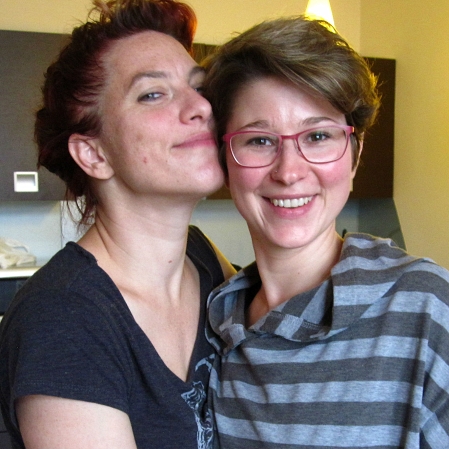 Amanda Palmer und FM4-Redakteurin Barbara Köppel